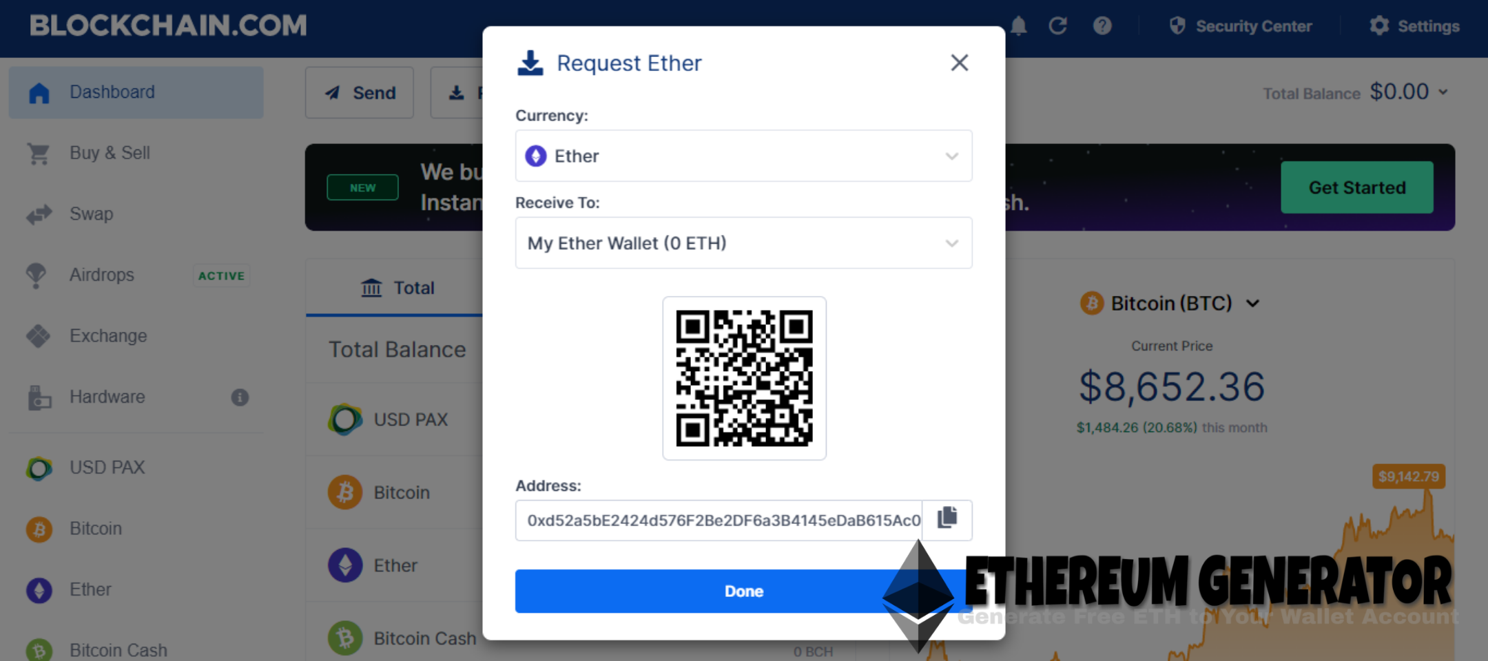  Ethereum Wallet Address